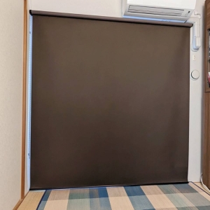 遮光1級（A++）のロールスクリーン取付（伏見区）